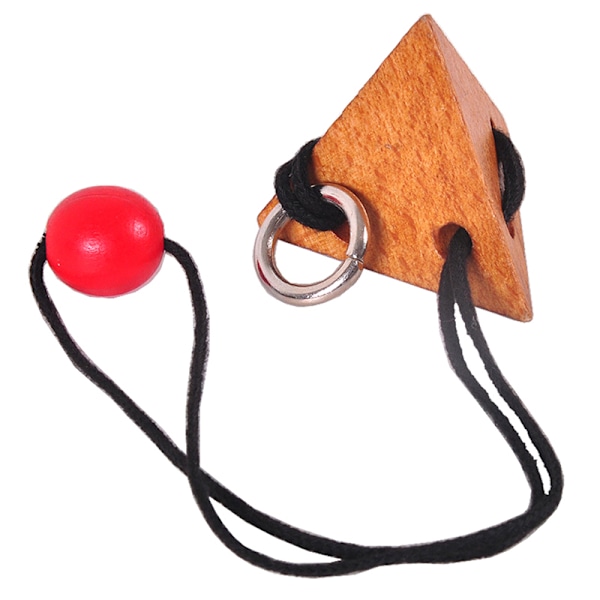Hot Rope Wooden Puzzle Logic ligent Brain Teaser String Pussel