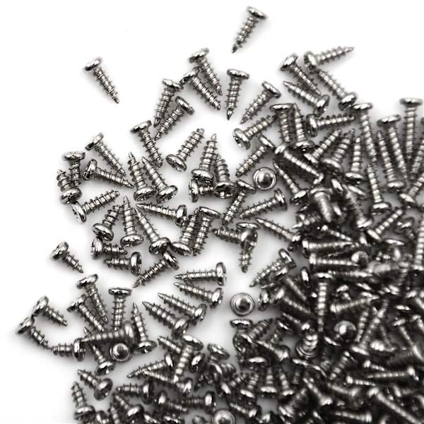 100st M2 Skruv Gänga Diameter Runt Huvud Cross Screws Self Ta 2*6MM