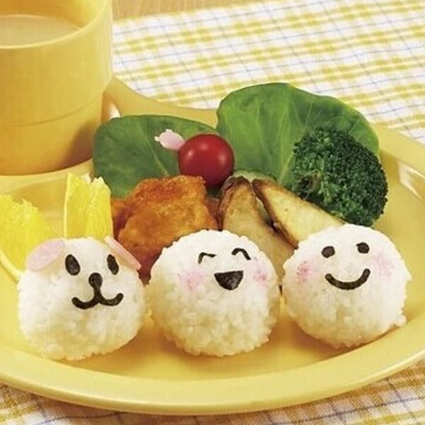 Rund mould Fotbollsformad Sushi DIY Ägg Stämpling M