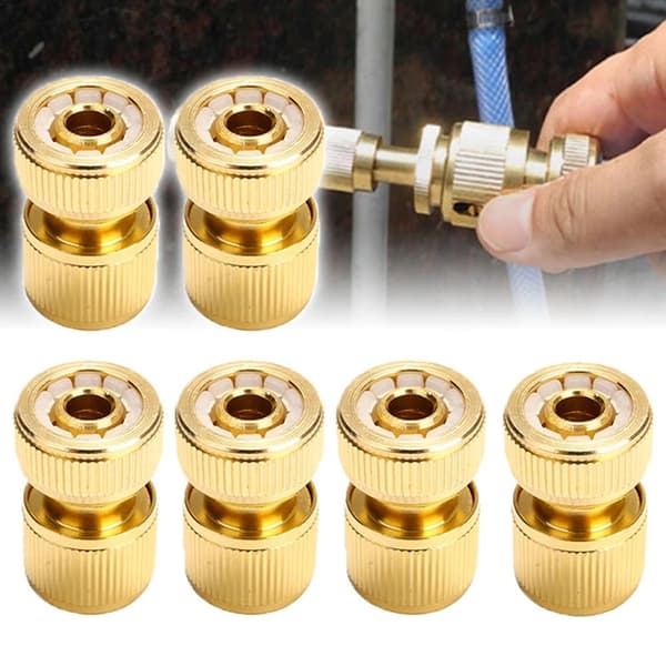 1/2" Quick Connect Swivel Connector Trädgårdsslangskopplingssystem 3PCS