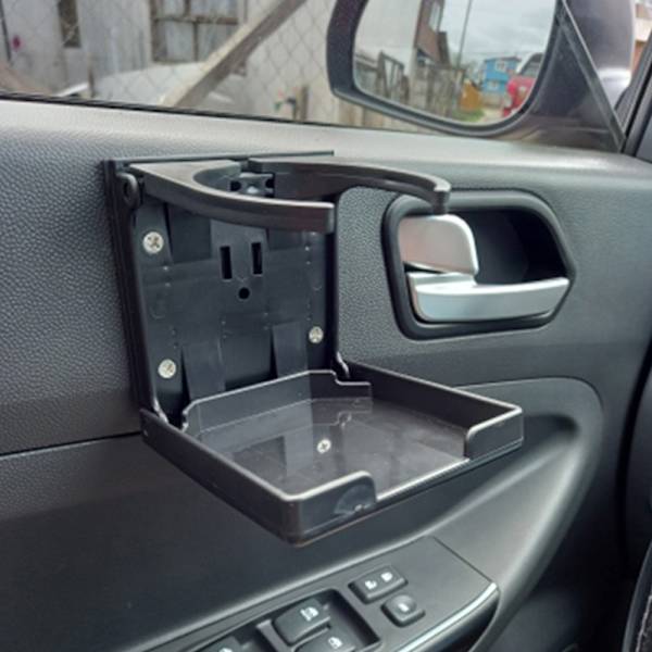 Universal Car Plastic Dryckshållare Justerbar hopfällbar vattenkopp A2