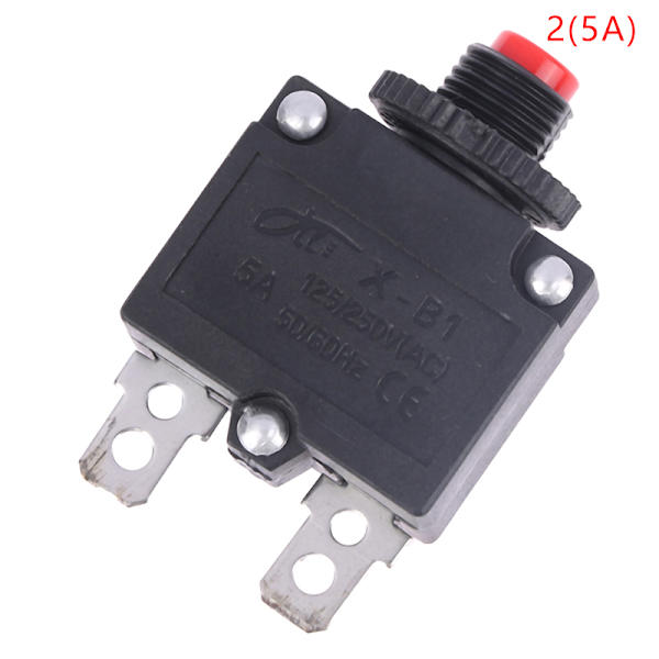 5A 6A 8A 10A 15A 20A Thermal strömbrytare Överbelastning Pr 2(5A)