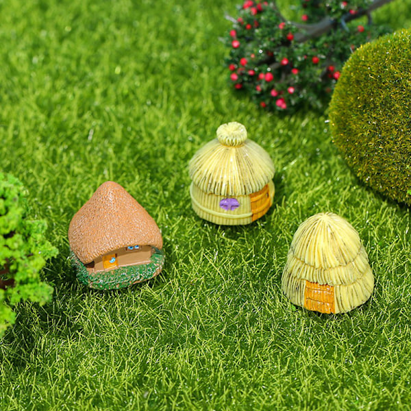 Husfigur Mikro Landskap Heminredning Miniatyr Fairy Garde C