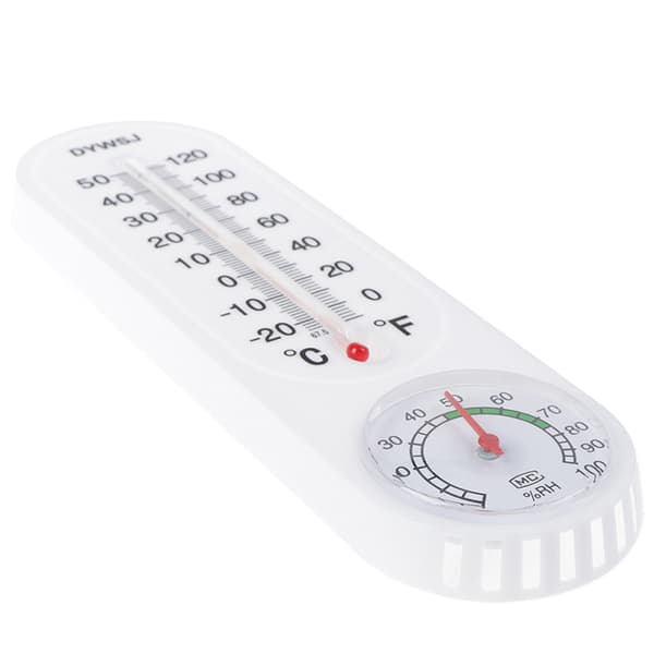Väggmonterad hushållsanalog termometer Hygrometer Fuktighet M