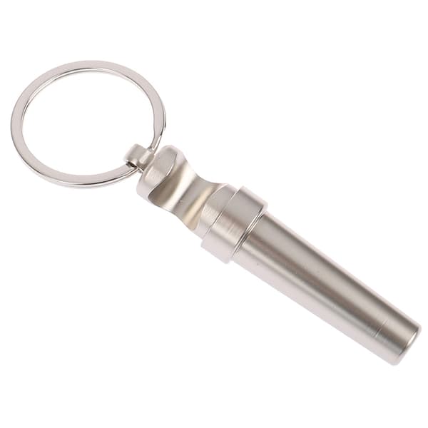 3 i 1 flasköppnare nyckelring Bärbar utomhus mini vinöl C Silver