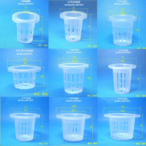 10 st Mesh Pot Net Cup Korg Hydroponisk Aeroponic Grow Garden B