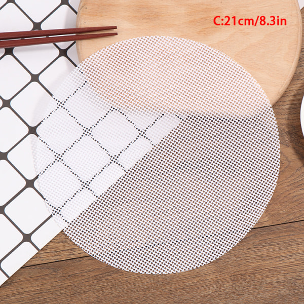 Dim Sum Liners Silikon Steamer Non Stick Steam Mesh Mat Kök 21CM