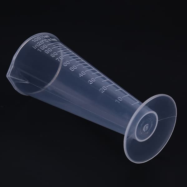 2st/ Set Mätkopp Transparent plastkon Återanvändbart kök