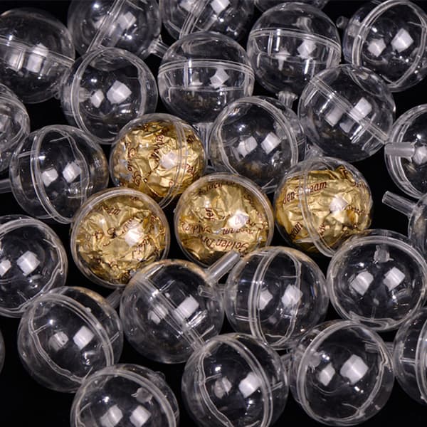 50 Styck Klar Choklad Box Tryffel Liner Blomma Candy Box Bouque