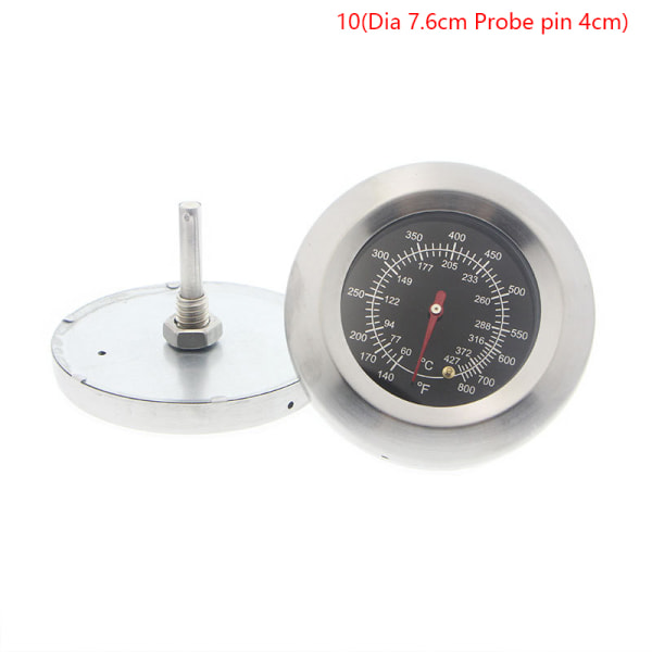 Ugnsspistermometer Grilltemperaturmätare för hemmakök 10(dia7.6cm pin4cm)