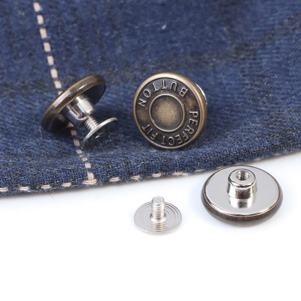 Nya knappnålar för jeans Knappbyte för byxmode 06
