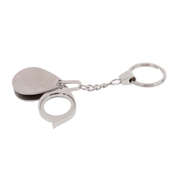 Luppfällbar ficka 10x förstoringsglas luppförstoringsglas