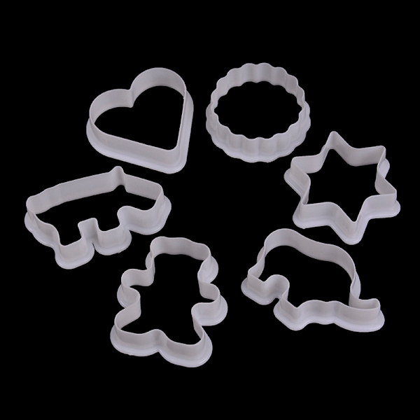 6st djur-plastkaka kex ters konditorivaror fondantformar c