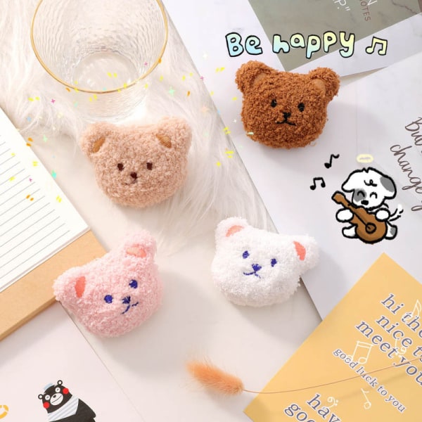 e Soft e Bear Pin Tecknad Plysch Söt Student Tjej Barn Uni A3
