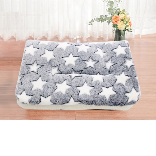 Hundsäng Pet Kudde Filt Mjuk Fleece Cat Cushion Puppy Sofa F