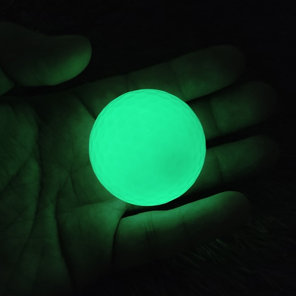1st självlysande golfboll för nattsportsgolfboll som håller länge 42.66mm
