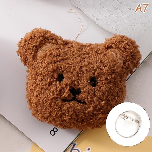 e Soft e Bear Pin Tecknad Plysch Söt Student Tjej Barn Uni A7