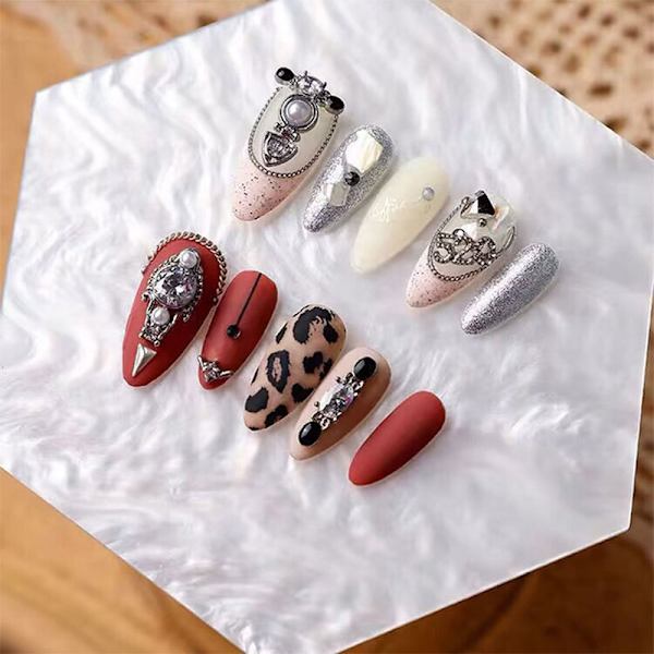 1st Nail Art Palette Shell Piece False Nail Tips Display Board C