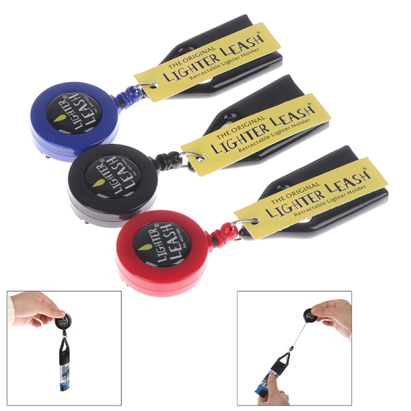 Lighter Leash Safe Stash Clip- case Infällbar nyckelring lättare