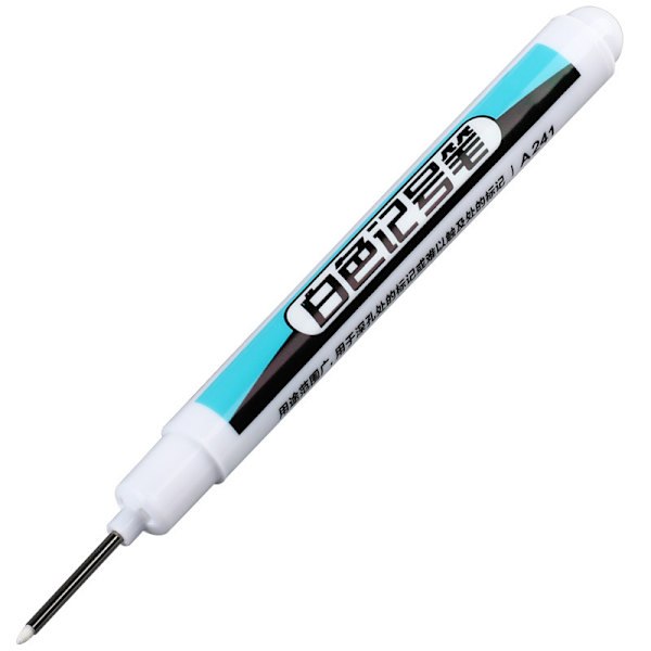 0,7/1,0/2,5 mm Vattentät Vit Marker Pen Paint Tread Pens Bil A
