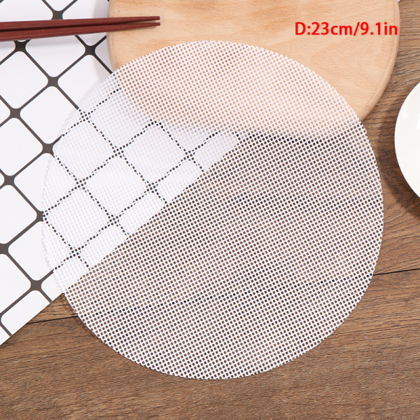 Dim Sum Liners Silikon Steamer Non Stick Steam Mesh Mat Kök 23CM