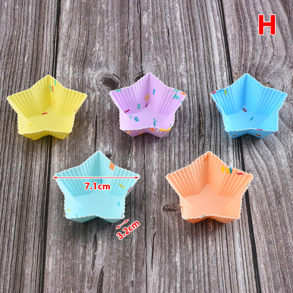 5 st/ Set Form Muffin Cupcake Molds DIY Cak H