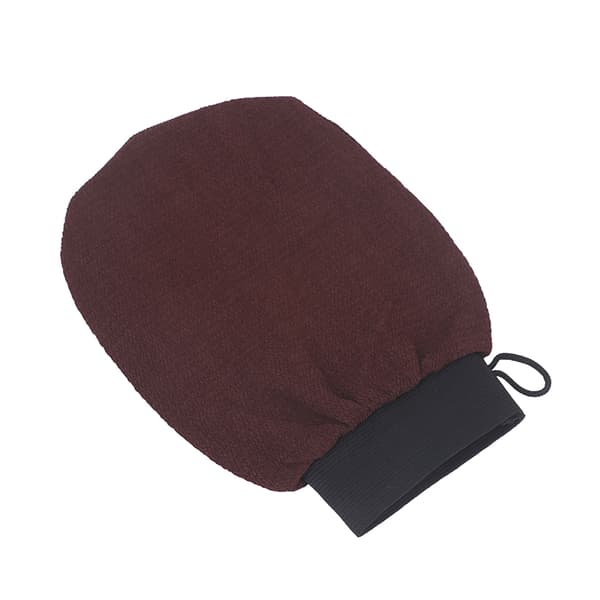 Dubbelsidig Hammam Scrub Mitt Magic ing Glove Exfoliating Tan Brown