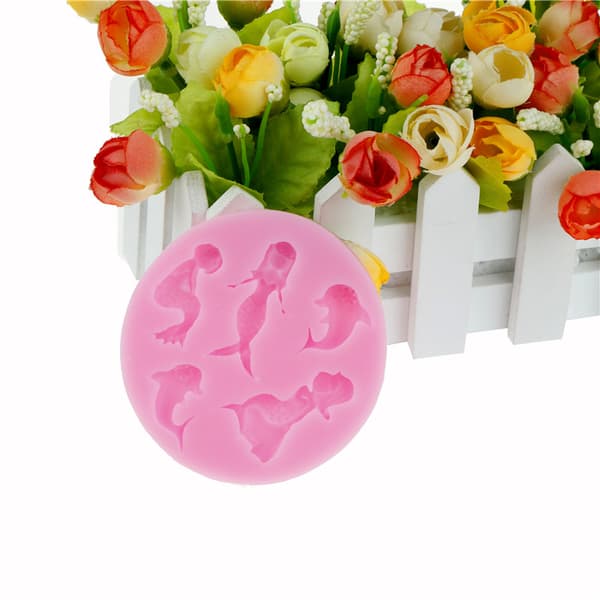sjöjungfru silikonfondant mould form choklad b
