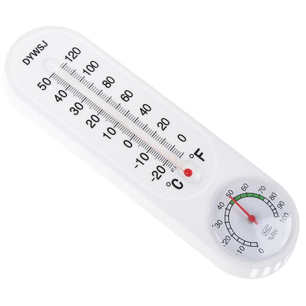 Väggmonterad hushållsanalog termometer Hygrometer Fuktighet M