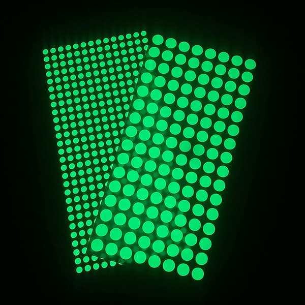 Luminous Glow In The Dark Star Round Dot Wall Stickers DIY Room 202