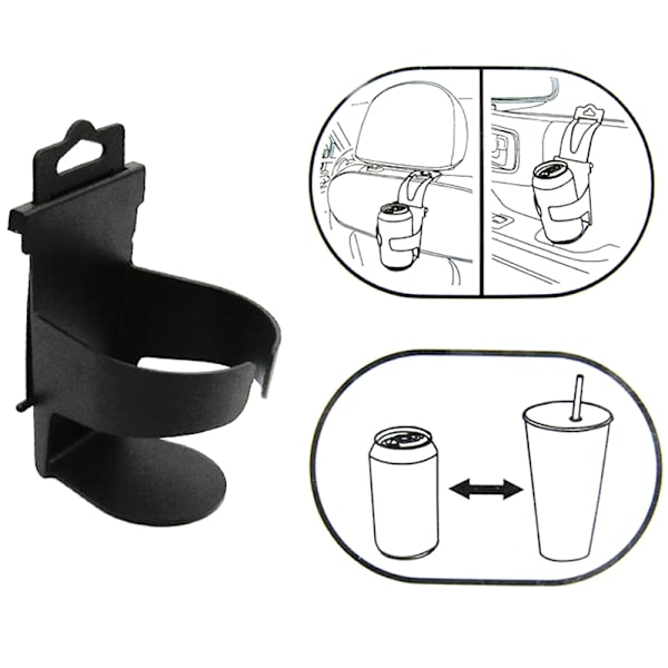 Bil Lastbil dricksvattenbottnarhållare Universal Black Beverage Cu