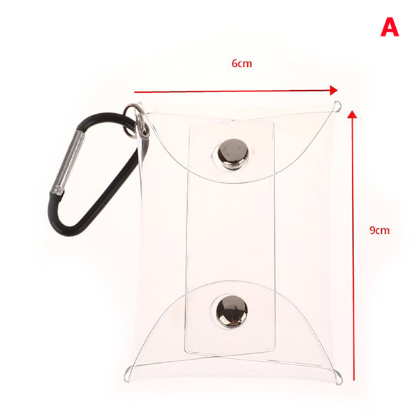 Blind Box Förvaring Display Box Handgjord PVC myntväska Transpar A