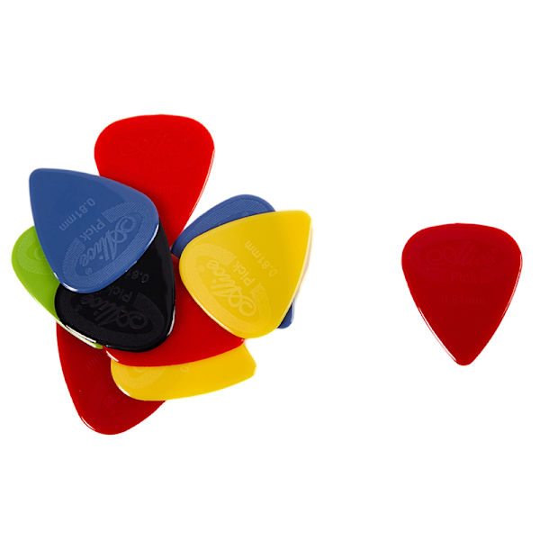 10 stycken Alice Guitar Pick Halkfri Nylon Mediator Akustisk El 0.81mm
