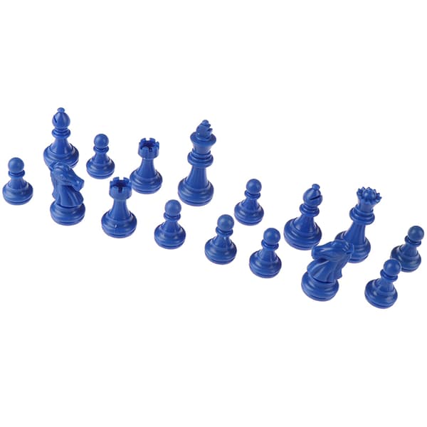 1Set Set Schackset Plast Ps För Vuxna Reseschackpjäser 49MM