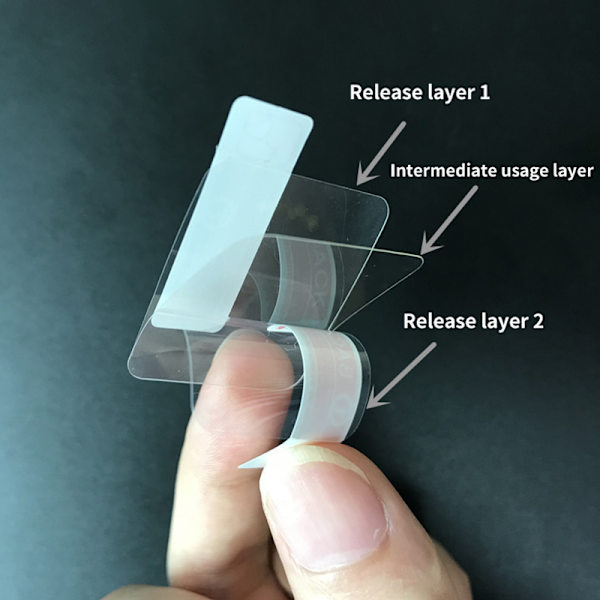 Transparent TPU Anti-Scratch Spelkonsol Film För LCD For Tam Transparent