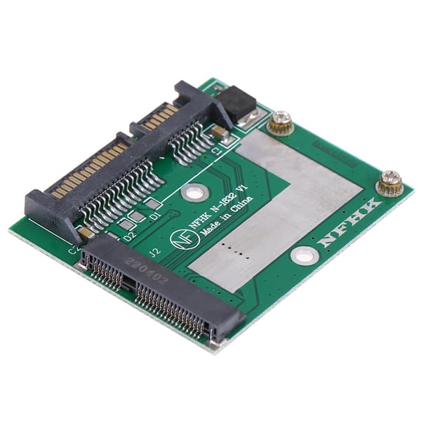MSATA SSD till 2,5'' SATA 6,0gps Adapter Converter Card Module Bo