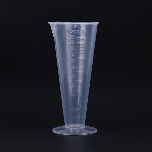 2st/ Set Mätkopp Transparent plastkon Återanvändbart kök