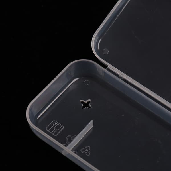 Praktisk Plast Klar Transparent Collection Razor Cont Case