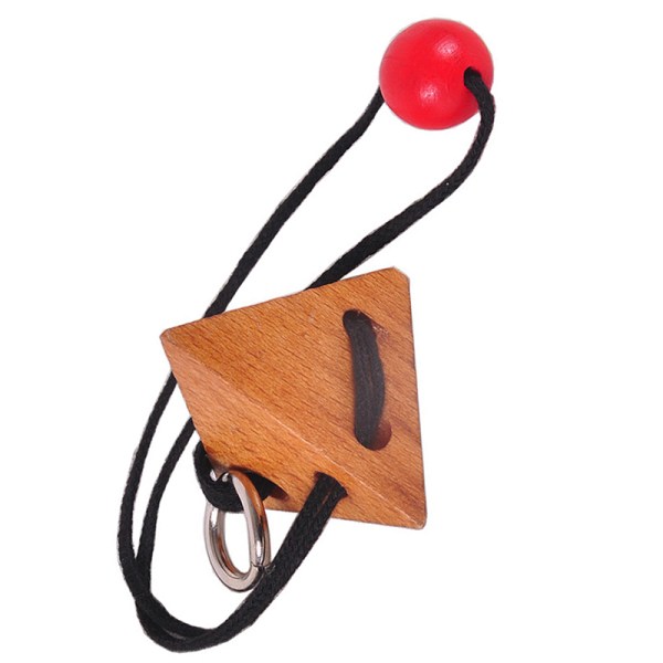 Hot Rope Wooden Puzzle Logic ligent Brain Teaser String Pussel