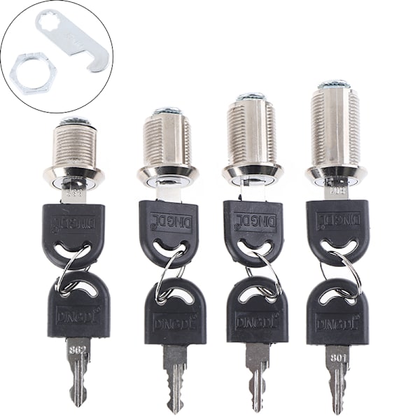 Hårdvara Cylinderlås Dörr Skåp Brevlåda Hänglås Lådkopp 7(30mm Same key)
