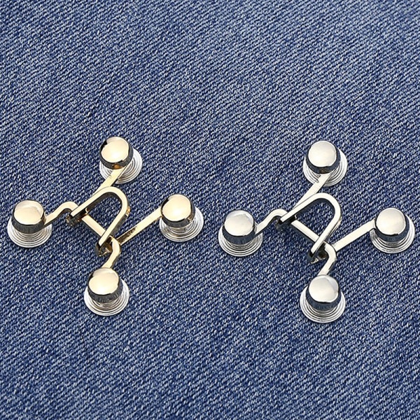 Kvinnors Brosch Set Dra åt midjan Broscher för Kvinnor Kjol Byxor Silver