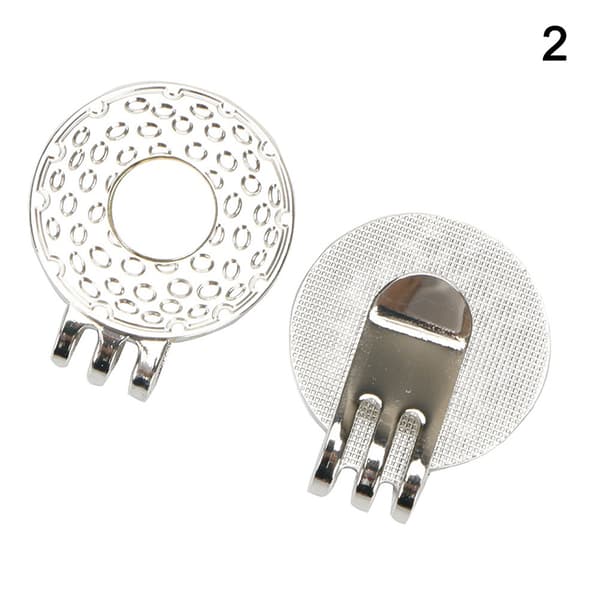 Golfbollmärke med golfhattklämma Magnetisk utomhuslegering golf m 2