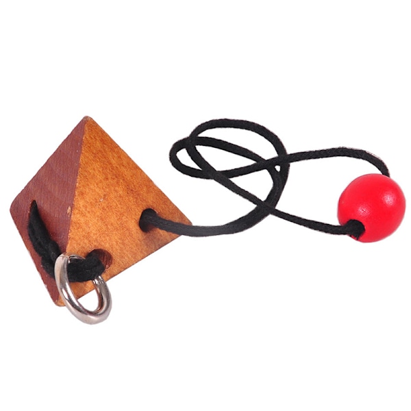 Hot Rope Wooden Puzzle Logic ligent Brain Teaser String Pussel