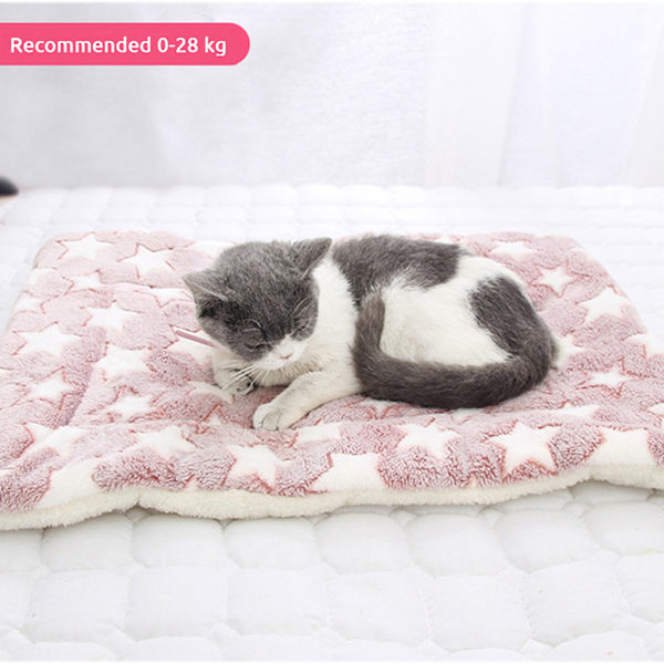 Hundsäng Pet Kudde Filt Mjuk Fleece Cat Cushion Puppy Sofa A