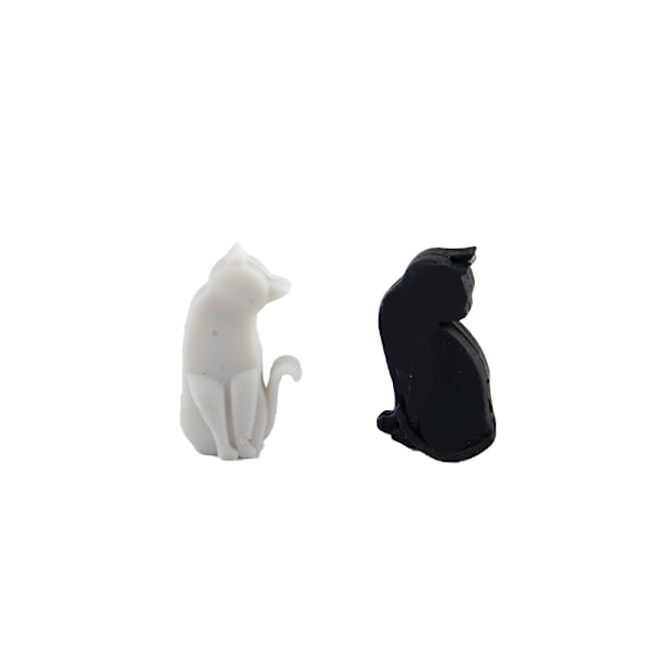 6ST Silikon Cat Vinglas Marker Cup Identifiering Ring Par