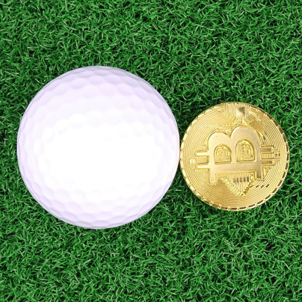 1st golftillbehör Mark Hat Clip Ball Marker Set Magnetisk hatt Gold