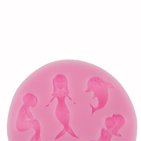 sjöjungfru silikonfondant mould form choklad b