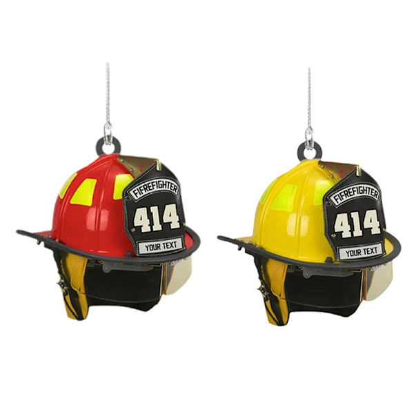 NY bilhängande dekor Brandmansrock Hatt Simuleringsmodell dec A2