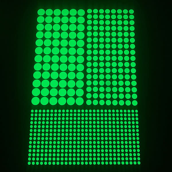 Luminous Glow In The Dark Star Round Dot Wall Stickers DIY Room 201