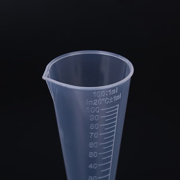 2st/ Set Mätkopp Transparent plastkon Återanvändbart kök